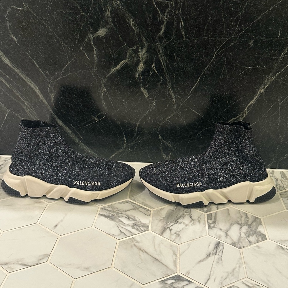 Sparkly Balenciaga speed sneakers 🪩 - Picture 3 of 9